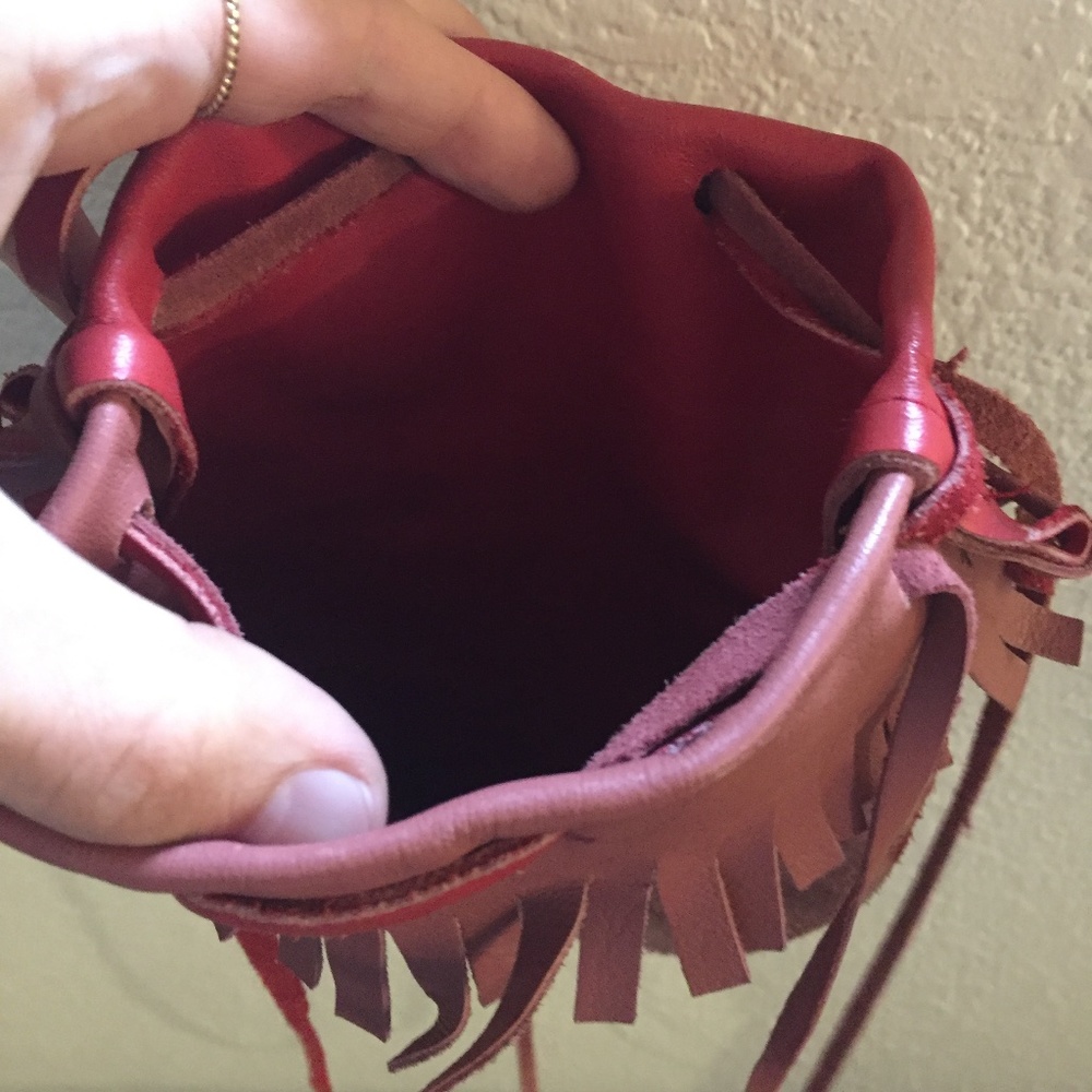 Vintage 2 Coloured Leather Purse - Picture 4 of 13